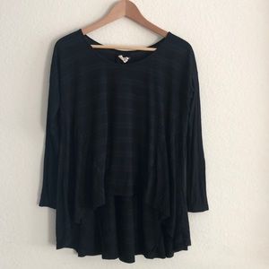 Long Sleeve Hi Lo Hem Top